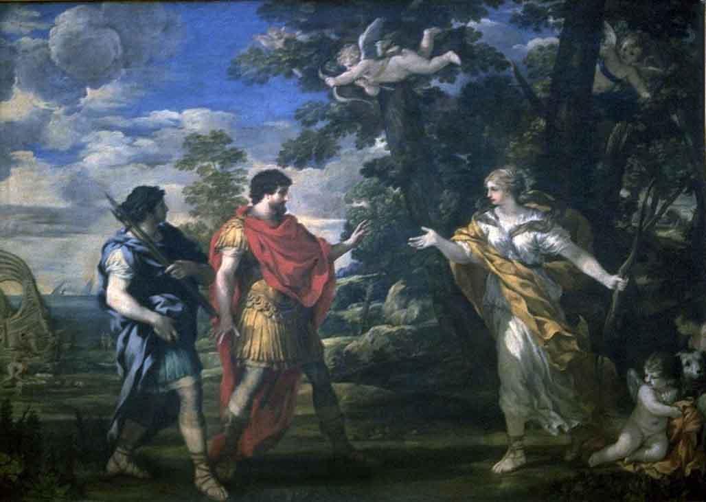 Meeting Of Dido And Aeneas by Pietro da Cortona